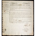 MANDATES &amp; OBLIGATIONS - Miscellaneous documents (7) 1799-1831.