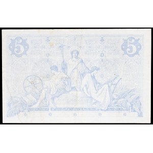 5 francs type noir October 11, 1872.