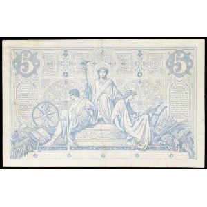 5 francs type noir January 17, 1874.