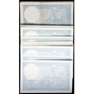 Lot (30) - 10 francs type Minerve modified 2-2-1939 to 4-12-1941.