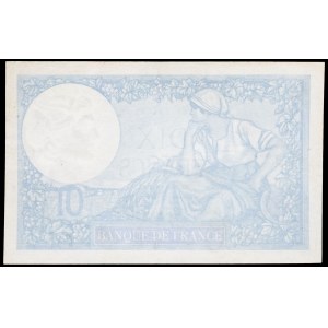 10 francs Minerve type modified 5-3-1942.