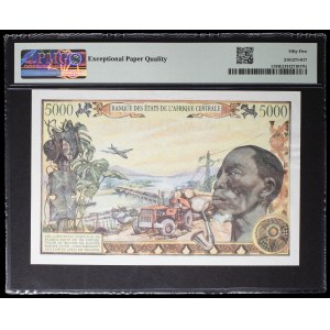 5000 francs type “Union douanière” 1-1-1980.