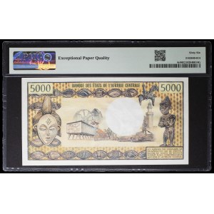 5000 francs type chutes du Djoué ND (1978).