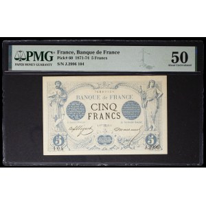 5 francs type noir August 1, 1873.