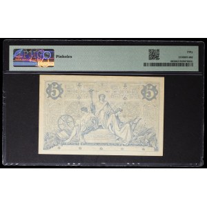 5 francs type noir August 1, 1873.