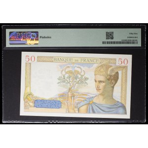 50 franchi tipo Cérès 25-4-1935.