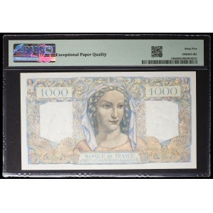 1000 francs type Minerve et Hercule 26-4-1945.