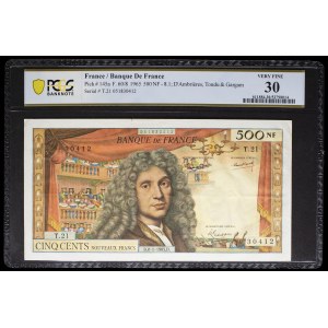 500 nuovi franchi tipo Molière 8-1-1965.