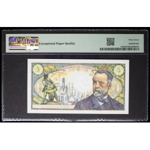 5 francs type Louis Pasteur 1-9-1966.