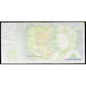 1 pound fauté avec manque de passage de couleur / Error without a color ND (1981-1984).