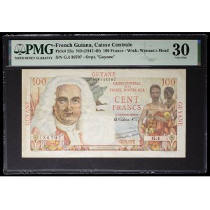 100 francs type La Bourdonnais - Caisse centrale de la France d'outre-mer ND (1946).