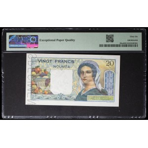 20 francs type jeune berger (SPÉCIMEN) - Banque de l'Indochine ND (1963).