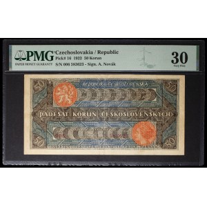 50 korun 1922.