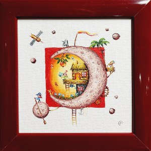 Oleg Litvinenko (1975 - 2025), Domek na księżycu, 2024
