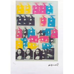 Andy Warhol (1928 - 1987), Kolorovaná Mona Lisa