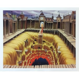 Jacek Yerka, Cabins (1/19 edition) , 2007