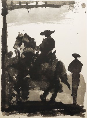 Pablo Picasso (1881 - 1973), Bullfighter on his Horse (Matador na koniu), z cyklu 