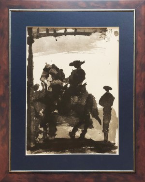 Pablo Picasso (1881 - 1973), Bullfighter on his Horse (Matador na koniu), z cyklu 