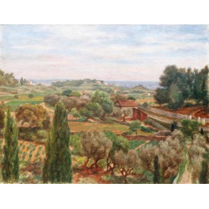 Jozef Pankiewicz (1866 Lublin - 1940 Marseille), Landscape from La Ciotat