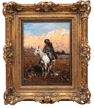 Alfred Wierusz-Kowalski (1849 Suwałki - 1915 Monachium), Kaukaski jeździec, lata 1880-1885