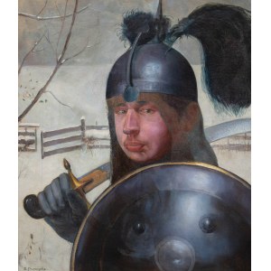 Zbigniew Pronaszko (1885 Debrecen - 1958 Krakow), Knight of the North, ca. 1910