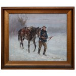 Jerzy Kossak (1886 Krakov - 1955 tamtiež), Hliadka, 1934