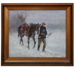 Jerzy Kossak (1886 Kraków - 1955 tamże), Patrol, 1934