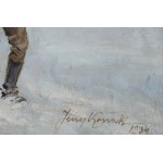 Jerzy Kossak (1886 Krakov - 1955 tamtiež), Hliadka, 1934