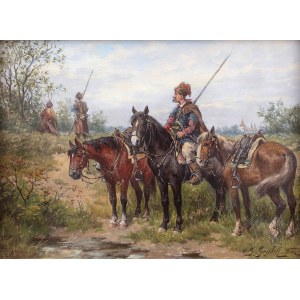Ludwik Gędłek (1847 Kraków - 1904 Vienna), Patrol