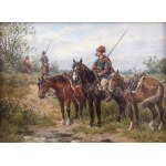 Ludwik Gędłek (1847 Kraków - 1904 Wiedeń), Patrol
