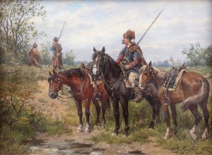 Ludwik Gędłek (1847 Kraków - 1904 Wiedeń), Patrol