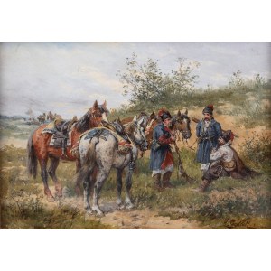Ludwik Gędłek (1847 Kraków - 1904 Wiedeń), Odpoczynek