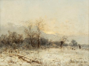 Zygmunt Sidorowicz (1846 Lwów - 1881 Wiedeń), Zimą, 1880 r.