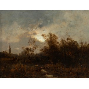 Zygmunt Sidorowicz (1846 Lviv - 1881 Vienna), On Dusk