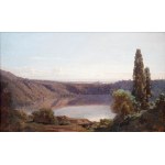 Aleksander Świeszewski (1839 Warszawa - 1895 Monachium), Jezioro Nemi (Lago di Nemi)