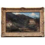 Aleksander Swieszewski zugeschrieben (1839 Warschau - 1895 München), Landschaft aus Südtirol