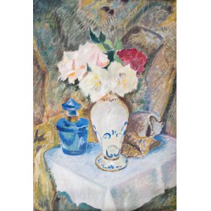 Kazimierz Sichulski (1879 Lviv - 1942 there), Still life with flowers, 1934.