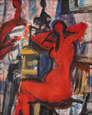Zygmunt Menkes (1896 Lwów - 1986 Riverdale), Czerwony akt
