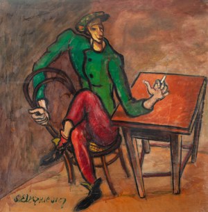Stanisław Eleszkiewicz (1900 Czutowo k. Połtawy - 1963 Paryż), Mężczyzna przy stole