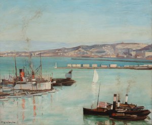 Szymon Mondzain (1888 Chełm - 1979 Paryż), Port Algieru