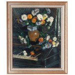Alfred Swieykowski (1869 Paris-1953 there), Bouquet on the Piano