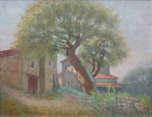Jakub Markiel (1911 Łódź - 2008 Paryż), Arbre devant la ferme