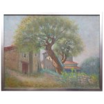 Jakub Markiel (1911 Łódź - 2008 Paris), Arbre devant la ferme