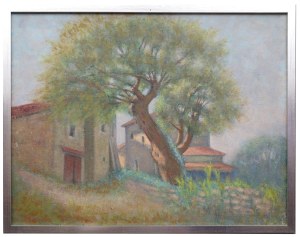 Jakub Markiel (1911 Łódź - 2008 Paryż), Arbre devant la ferme