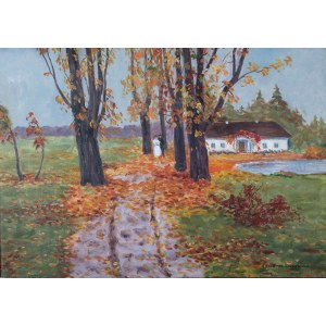 Bronisława Rychter-Janowska (1868 Krakov - 1953 tamtiež), Pred kaštieľom