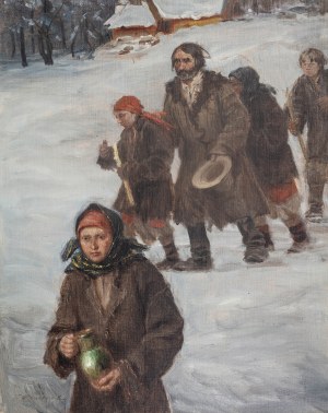 Teodor Axentowicz (1859 Braszów/Rumunia - 1938 Kraków), Święcenie wody