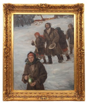 Teodor Axentowicz (1859 Braszów/Rumunia - 1938 Kraków), Święcenie wody