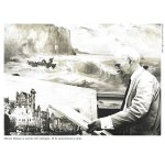 Marian Mokwa (1889 Malary - 1987 Sopot), Cliffs, ca. 1965.
