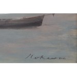 Marian Mokwa (1889 Malary - 1987 Sopoty), Nad brzegiem, pred rokom 1939.