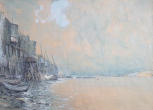 Marian Mokwa (1889 Malary - 1987 Sopot), Niedzielny poranek nad Tamizą